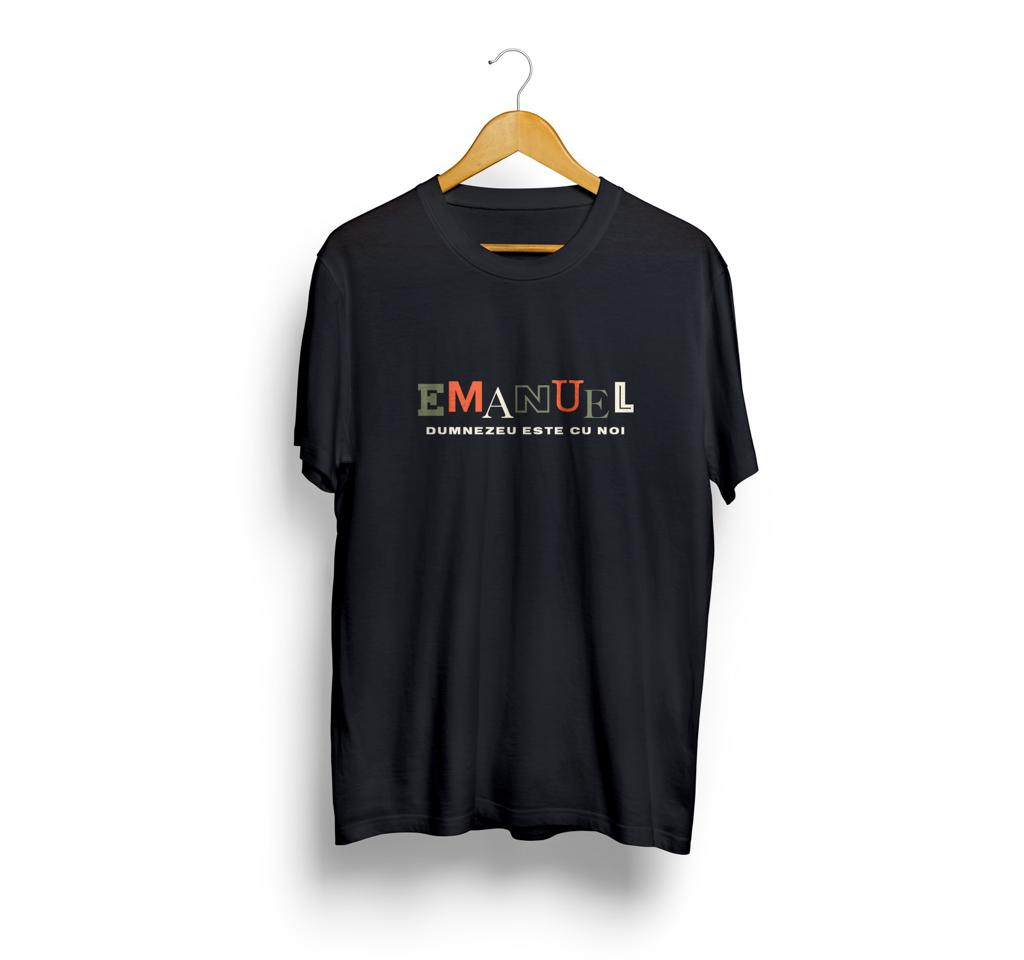Tricou negru: Sare si lumina