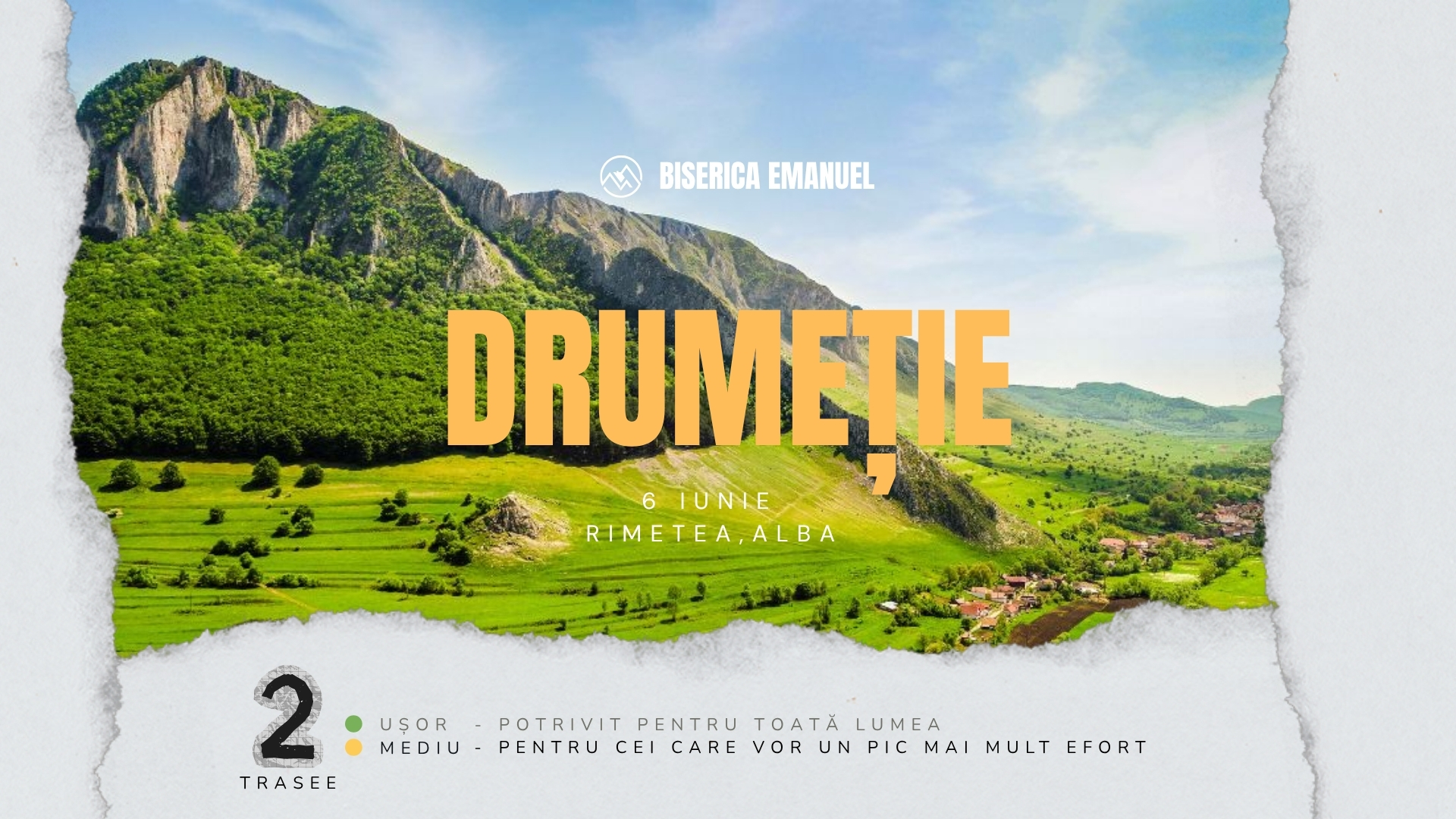 Drumeție la Rimetea, Alba
